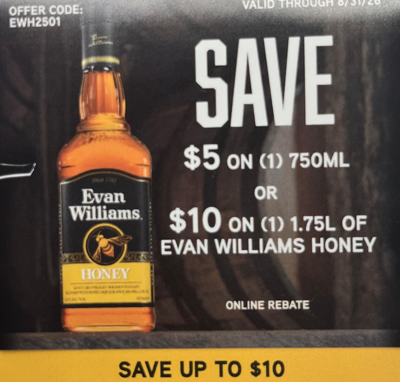 Evan Williams Honey