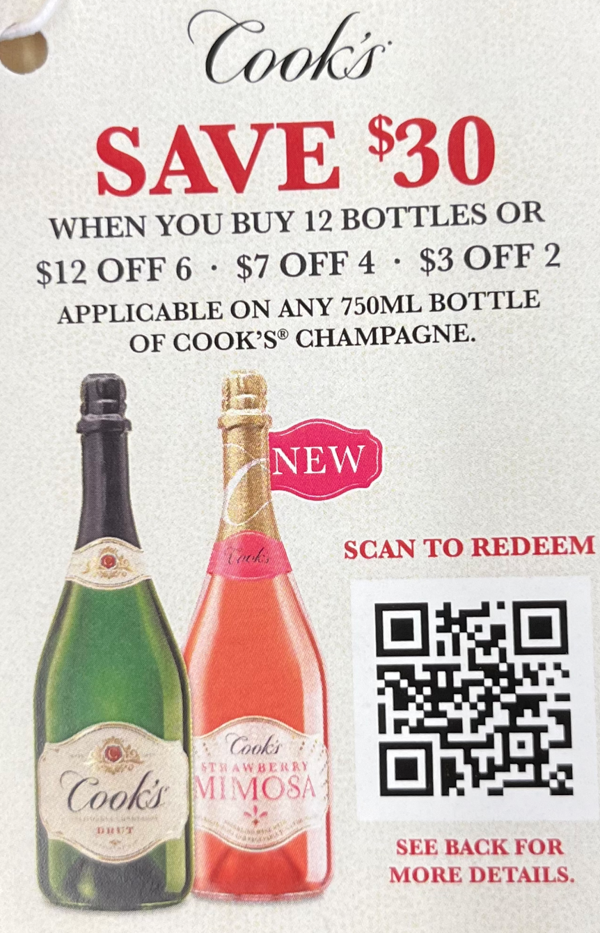 Cook's Champagne 750ml