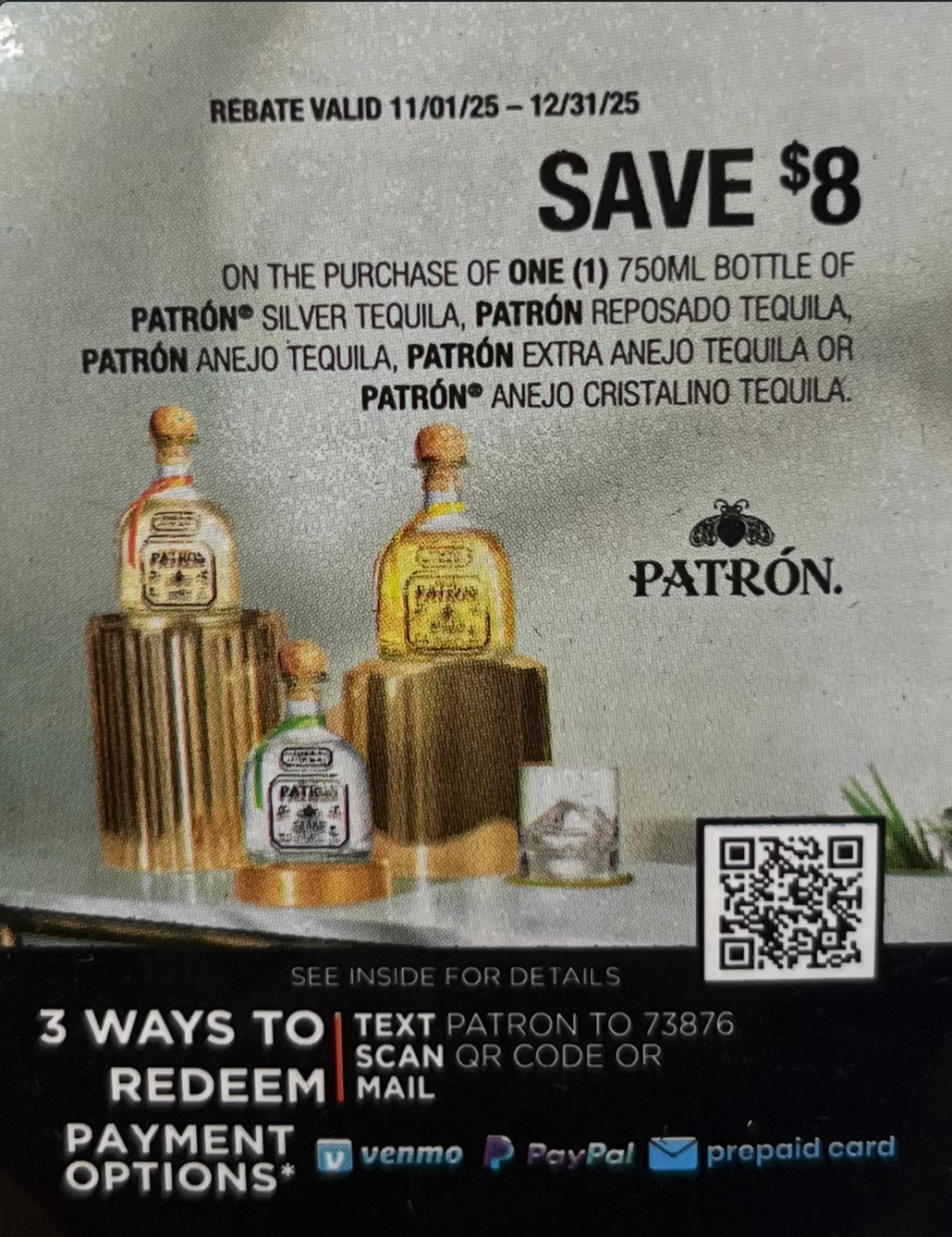 Patron 750ml