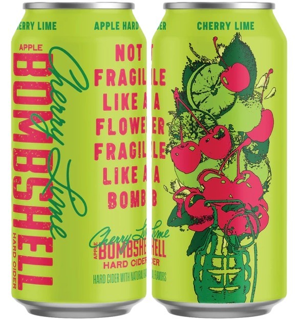 Three Brothers Bombshell Cherry Lime 4 Pack Cans