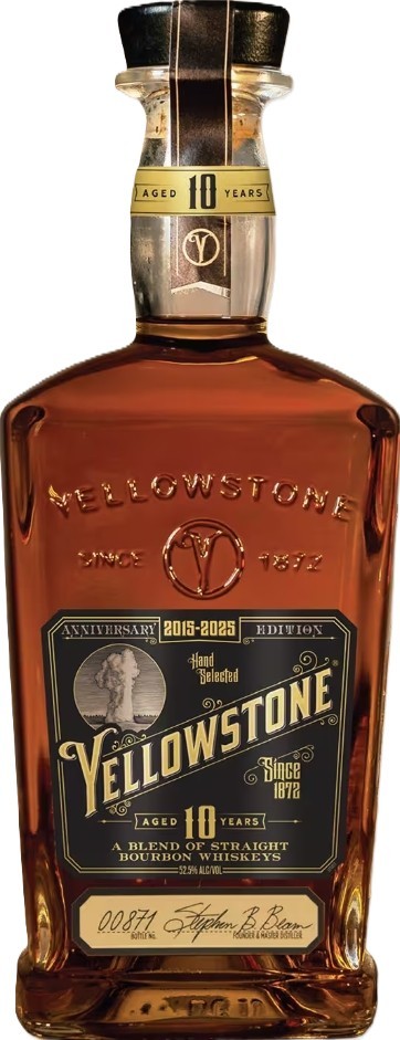 Yellowstone Limited Edition 10 Year 2015-2025 Anniversary 750mL