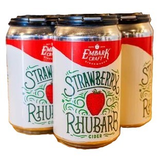 Embark Strawberry Rhubarb 4 Pack 355mL Cans
