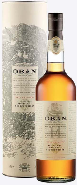Oban 14 Year Single Malt Scotch Whisky 750mL