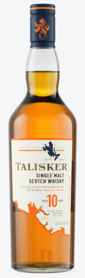 Talisker 10 Year Single Malt Scotch Whisky 750mL