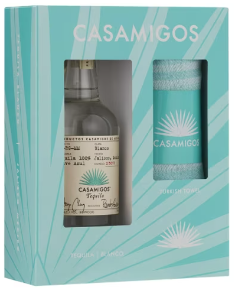 Casamigos Blanco 750mL Gift Set with Towel