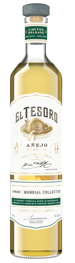 El Tesoro Anejo Laphroaig Scotch Aged 750mL