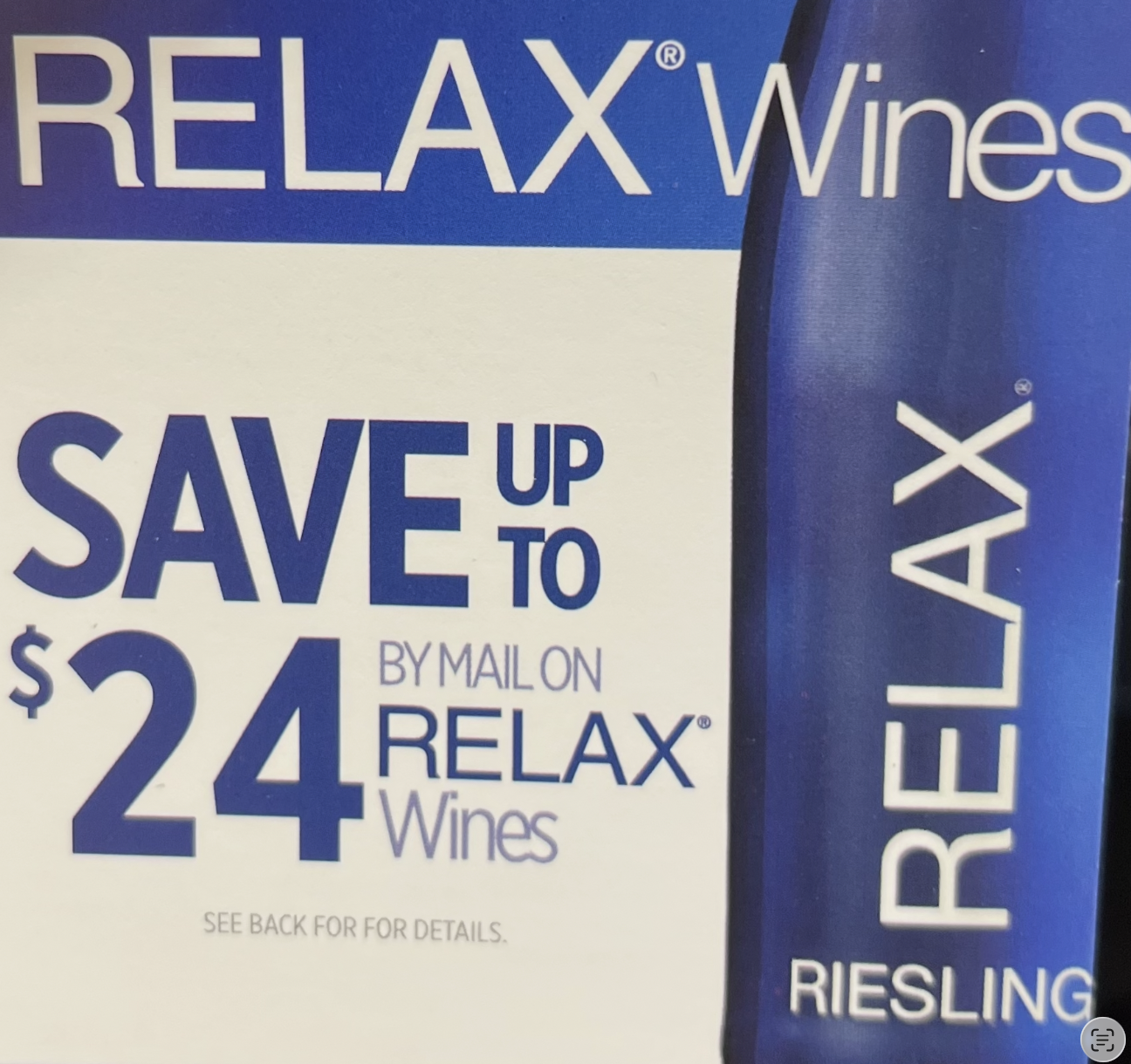 Relax Riesling 750/1.5L