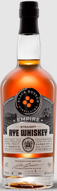 Black Button Empire Straight Rye 750mL