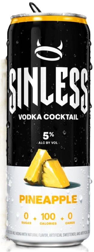 Sinless Pineapple 4 Pack 355mL Cans