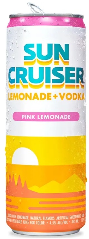 Sun Cruiser Pink Lemonade 8 Pack 355mL