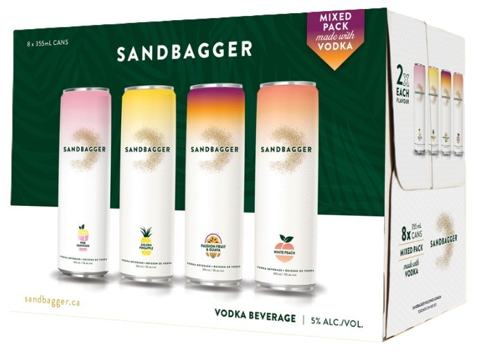 Sandbagger Vodka Variety 8 Pack 355mL Cans