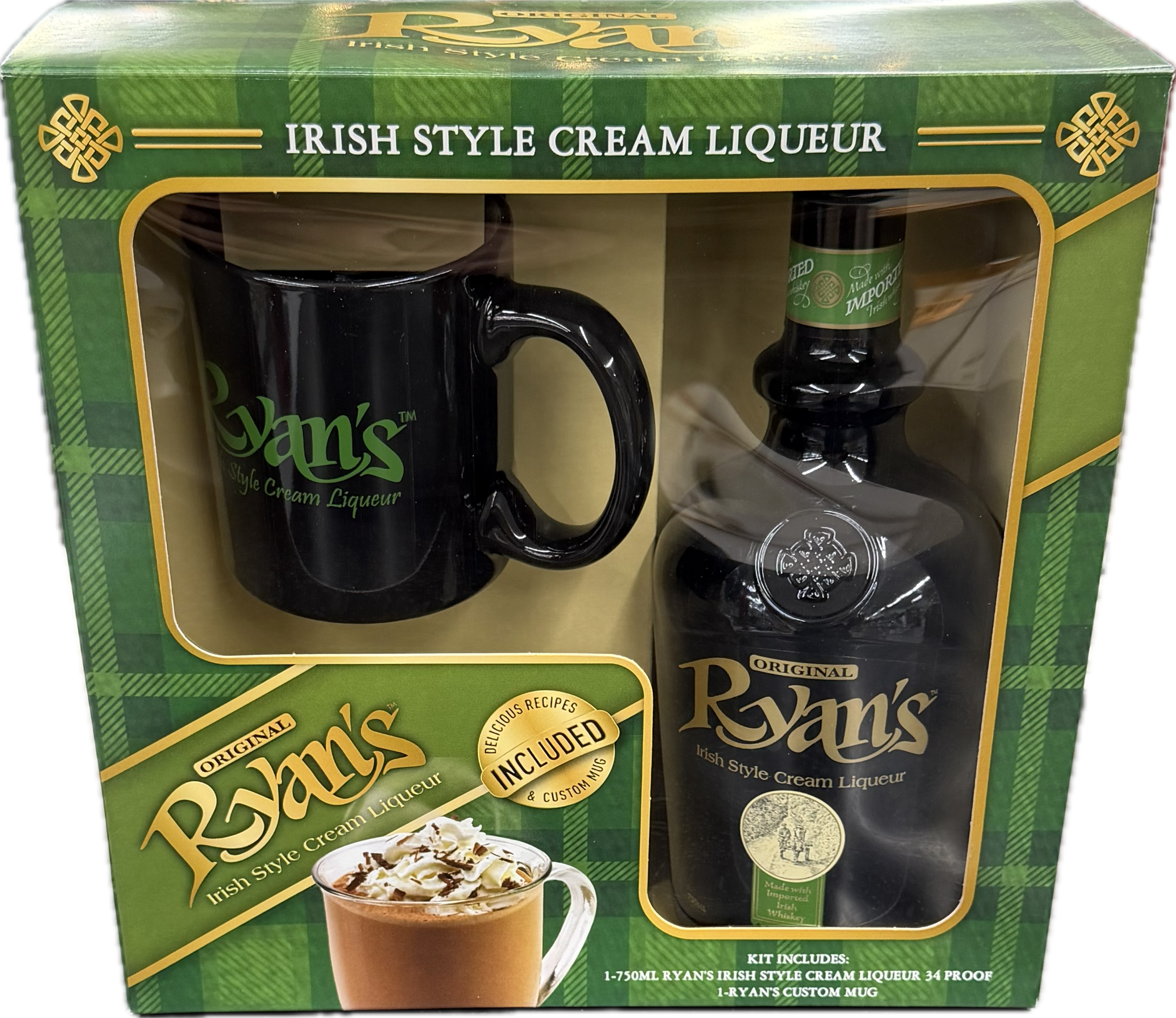 Ryan's Irish Cream Gift Set with Mug 750mL