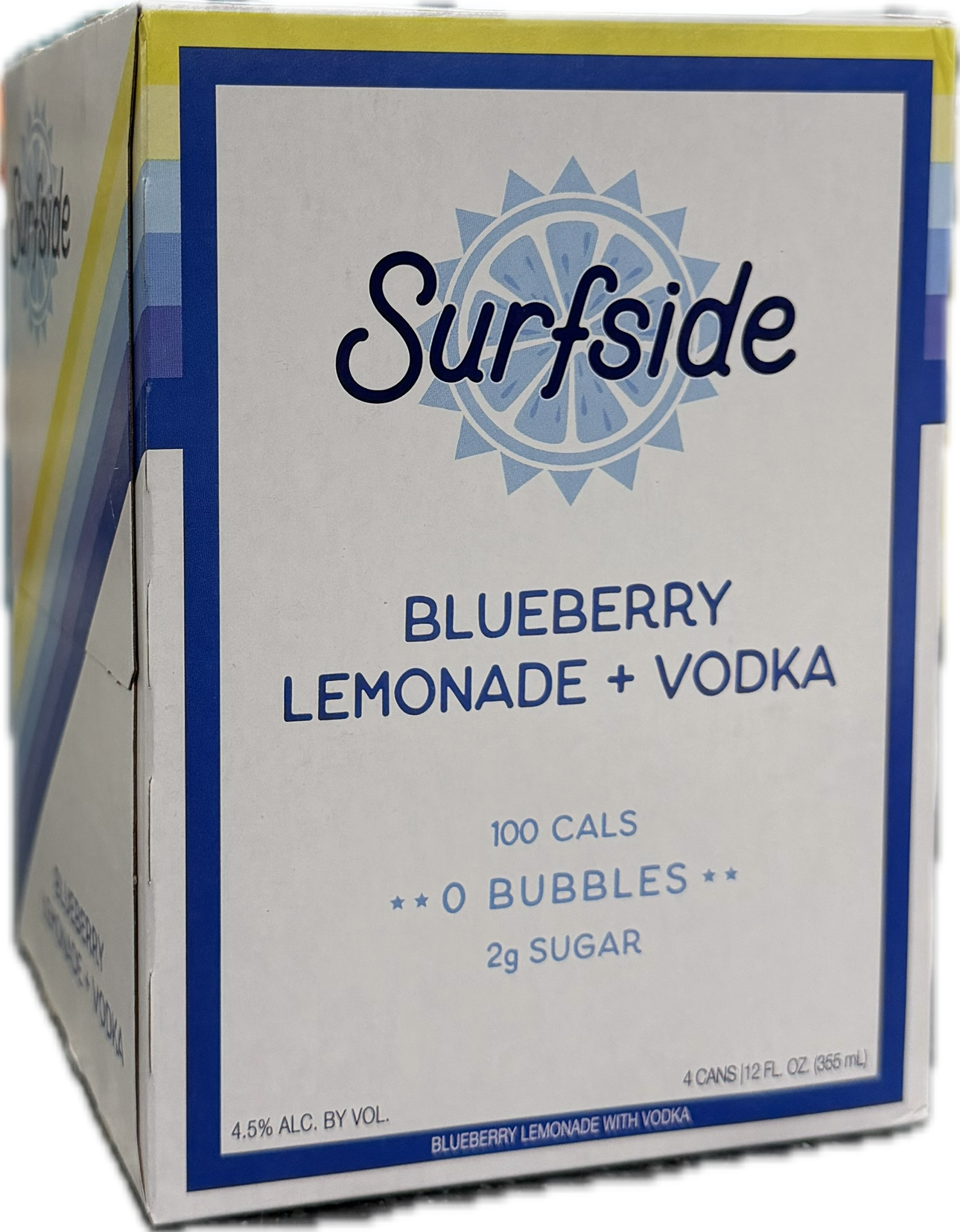 Surfside Blueberry Lemonade + Vodka 4 Pack 355mL Cans