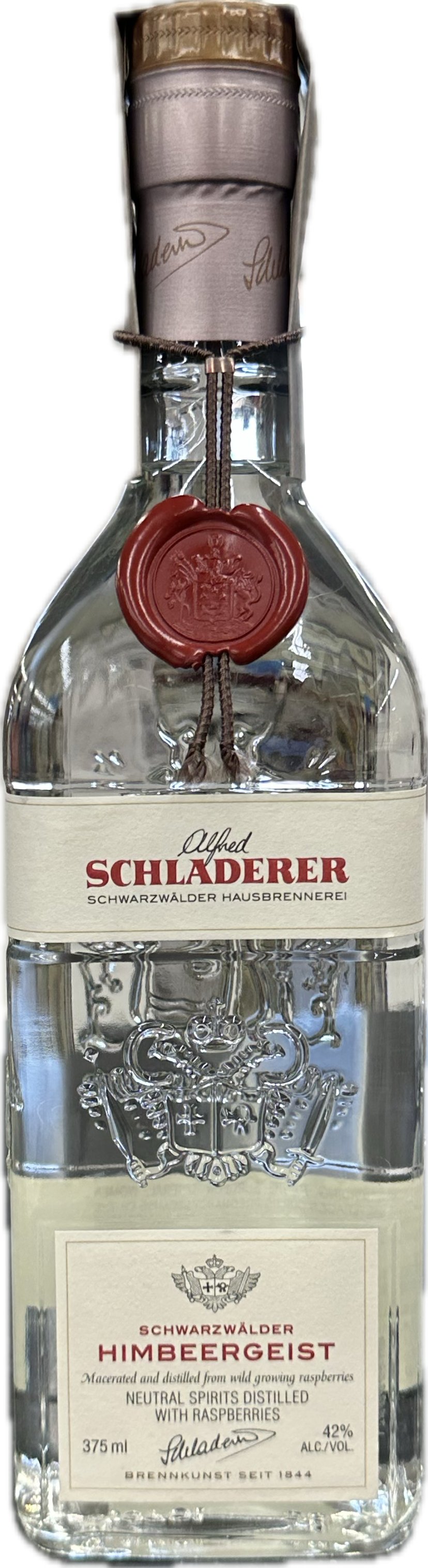 Schladerer Himbeergeist Raspberry Brandy 375mL