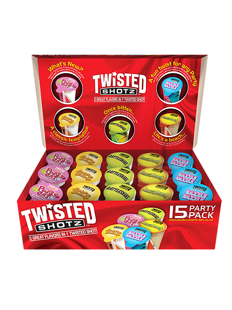 Twisted Shotz Party Starter Pack 15 Pack 25mL