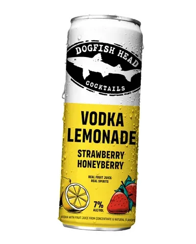 Dogfish Strawberry Honeyberry Vodka Lemonade 4Pk 355mL