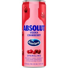 ABSOLUT VODKA CRANBERRY 355