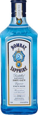BOMBAY SAPHIRE GIN 750ML