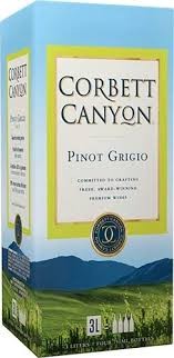 CORBETT CANYON PINOT GRIGIO 3L