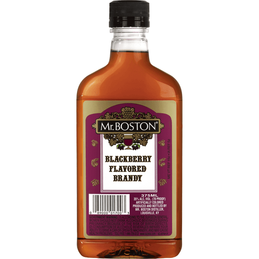 MR. BOSTON BLKBRY BRANDY 375ML