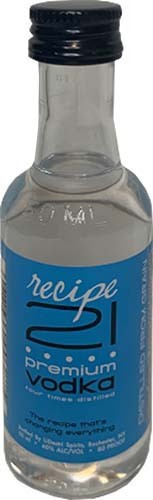 RECIPE 21 VODKA 50 ML