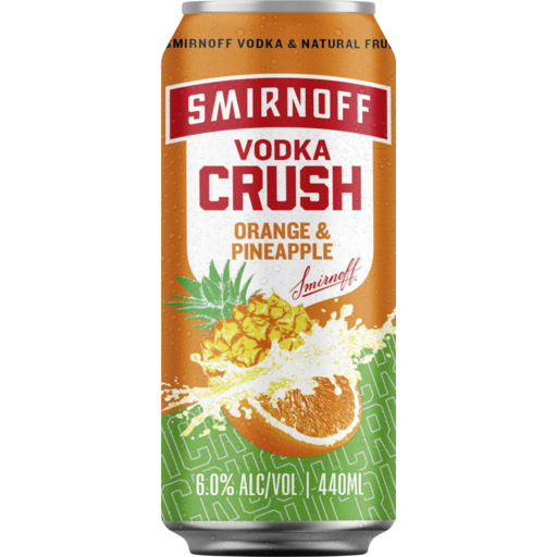 SMIRNOFF PINAPL/ORNG CAN