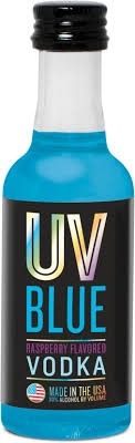 UV BLUE VODKA  50 ML