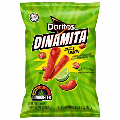 DORITOS DINAMITA CHILE LIMON TORTILLA CHIPS 3.25OZ