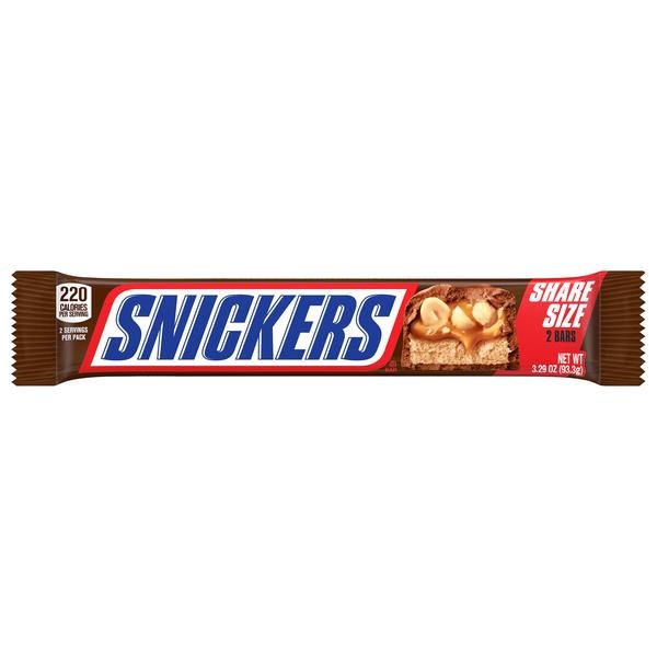 SNICKERS ORIGINAL CHOCOLATE KING SIZE CANDY BAR 3.29OZ