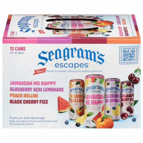 SEAGRAM ESCAPES VARIETY 12PK