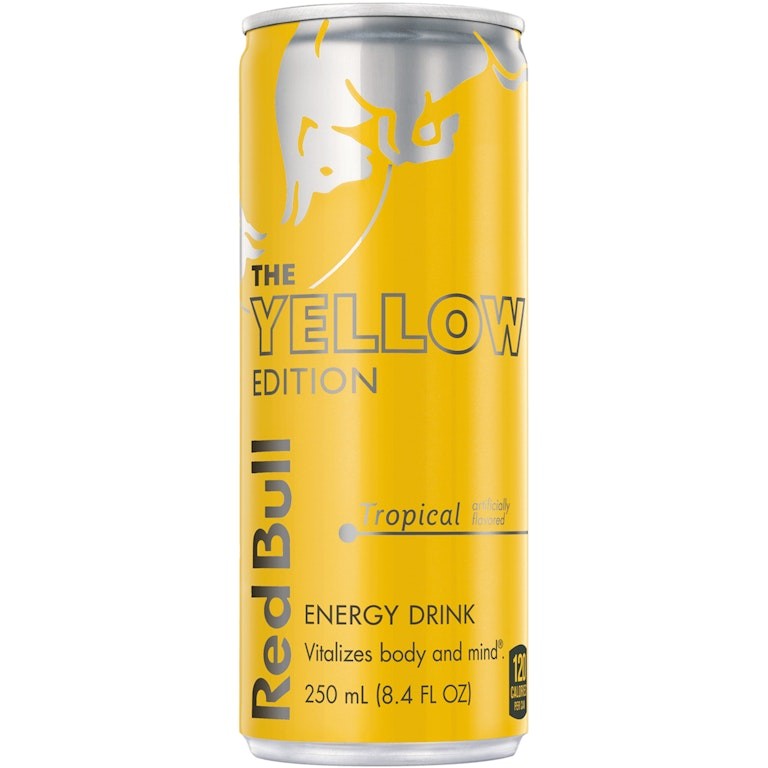 REDBULL YELLOW EDITION TROPICAL ENERGY DRINK 8.4OZ