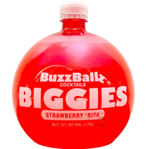 BUZZBALLZ BIGGIES STRAWBERRY RITA 1.75L