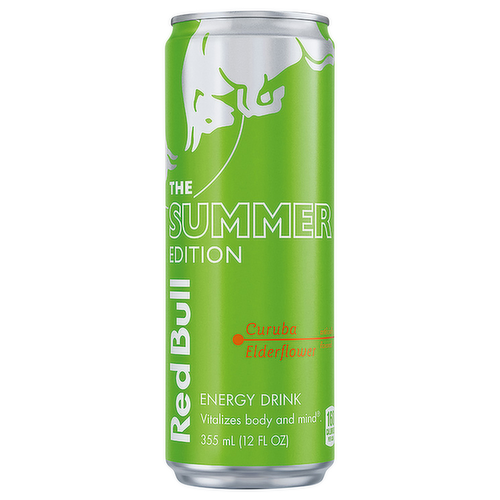 REDBULL SUMMER EDITION CURUBA ELDERFLOWER ENERGY DRINK 12OZ