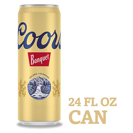COORS BANQUET LAGER CAN 24OZ