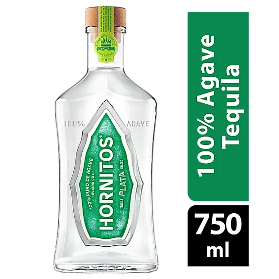 HORNITOS PLATA TEQUILA 750ML
