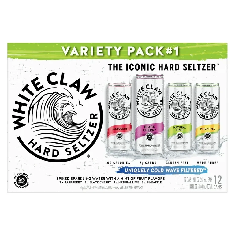 WHITE CLAW VARIETY PACK NO.1 – 12 PK