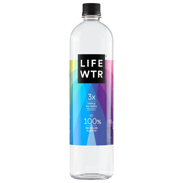 LIFEWTR PURIFIED WATER BOTTLE 1 LITER