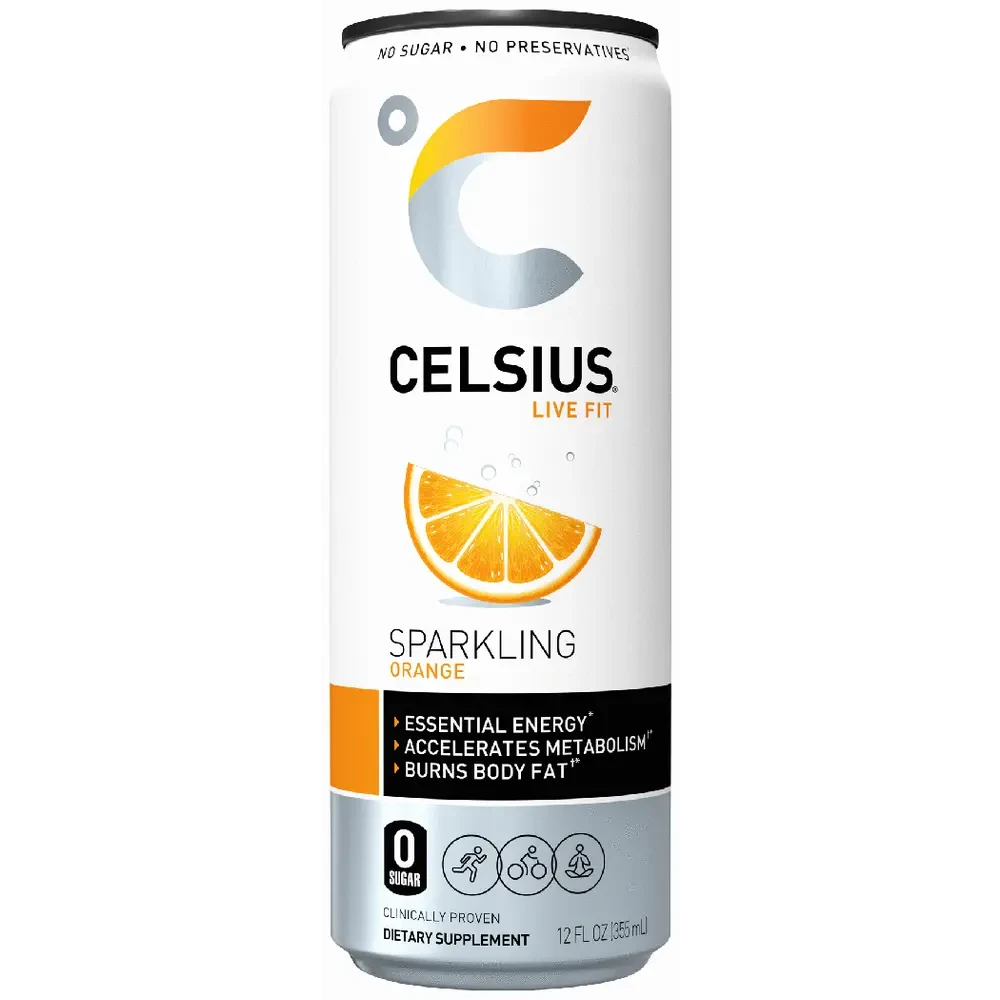 CELSIUS SPARKLING ORANGE 12OZ