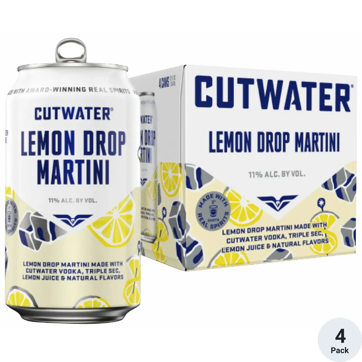 CUTWATER LEMON DROP MARTINI 4PK