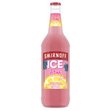 24SMIROFFICE BOTTLE PINK LEMON