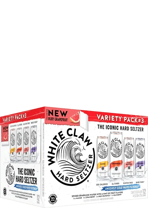 WHITE CLAW VARIETY PACK NO.3 – 12 PK