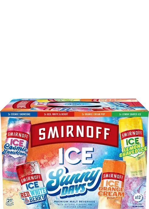 SMIRNOFF ICE SUNNY DAYS VARIETY 12PK