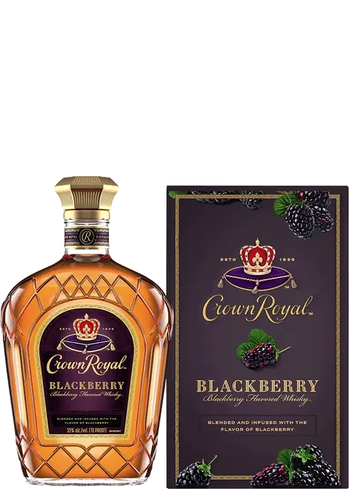 CROWN ROYAL BLACKBERRY CANADIAN WHISKY 750ML