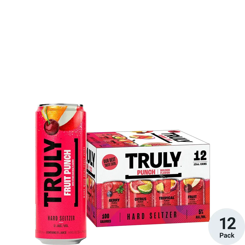 TRULY HARD SELTZER PUNCH  12PK
