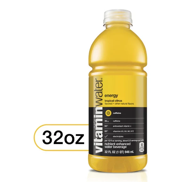 VITAMIN WATER ENERGY TROPICAL CITRUS 32OZ