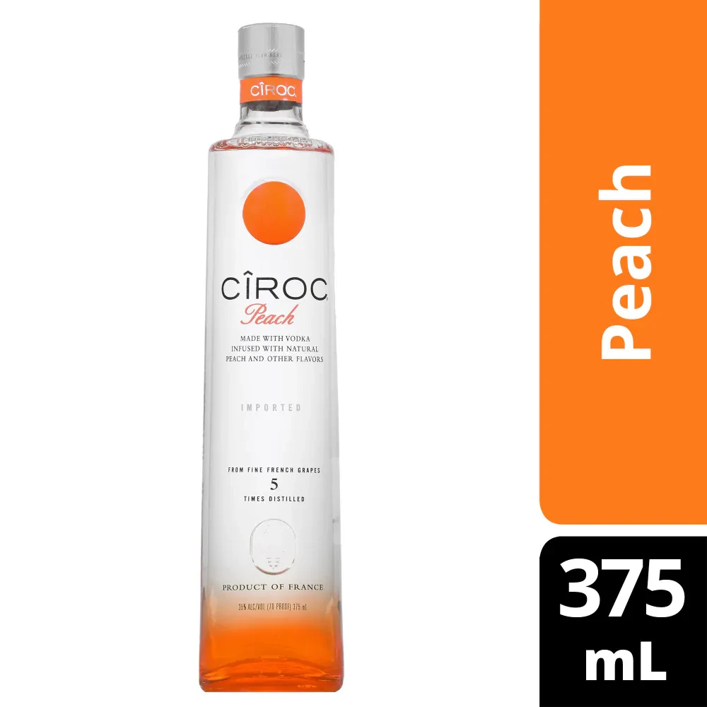 CIROC PEACH VODKA 375ML