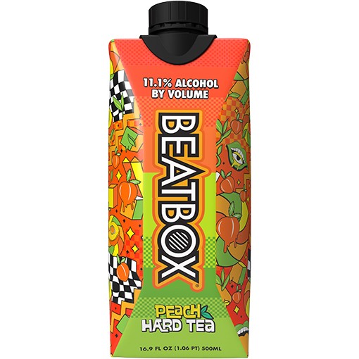 BEATBOX PEACH HARD TEA 16.9OZ