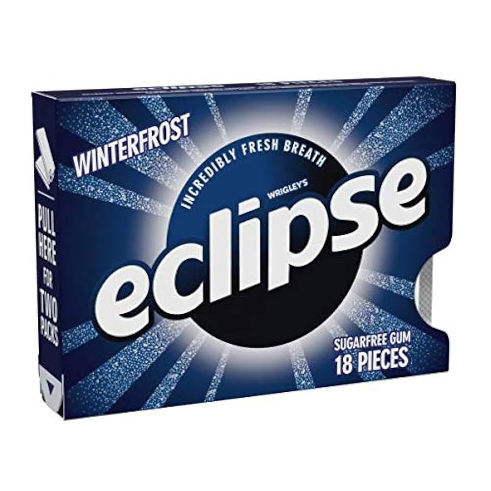 WRIGLEY'S ECLIPSE WINTERFROST SUGARFREE GUM (18 PIECES)
