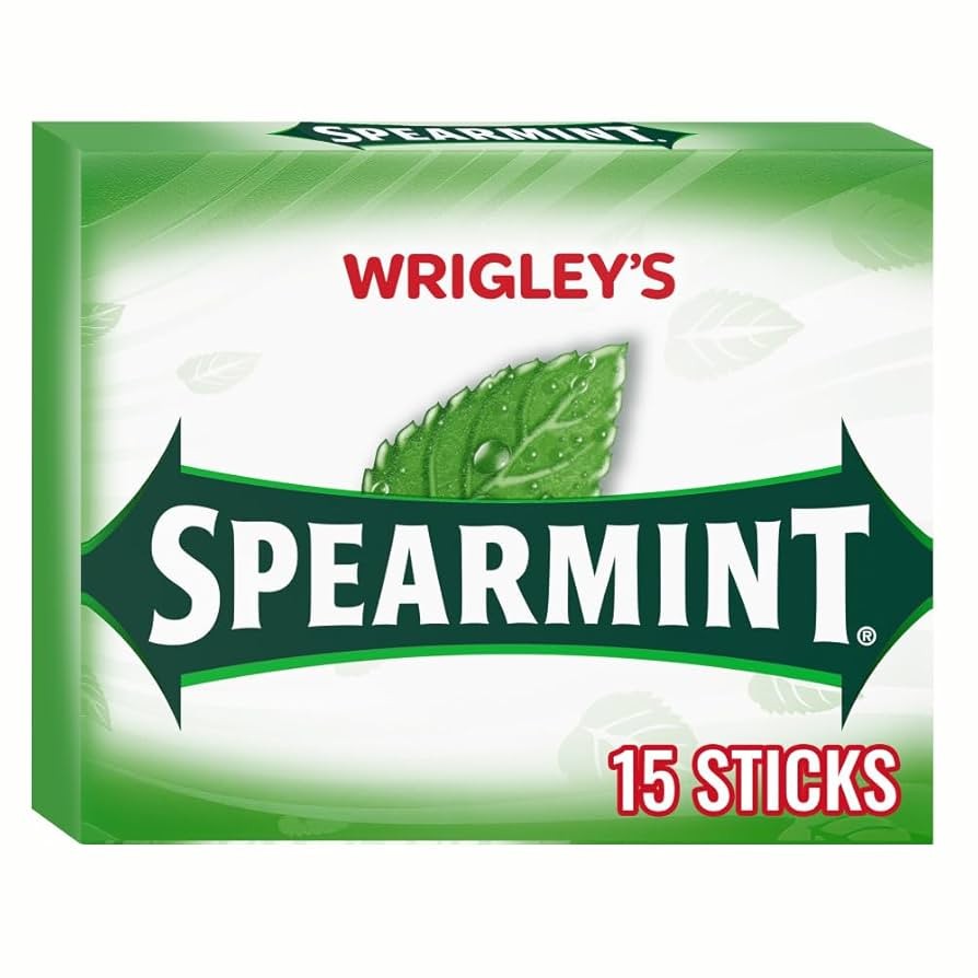 WRIGLEY'S SPEARMINT GUM (15 STICKS)