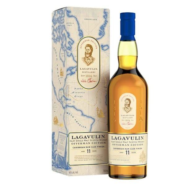 LAGAVULIN 11YEAR CARIBBEAN RUM CASK OFFERMAN EDITION 750ML